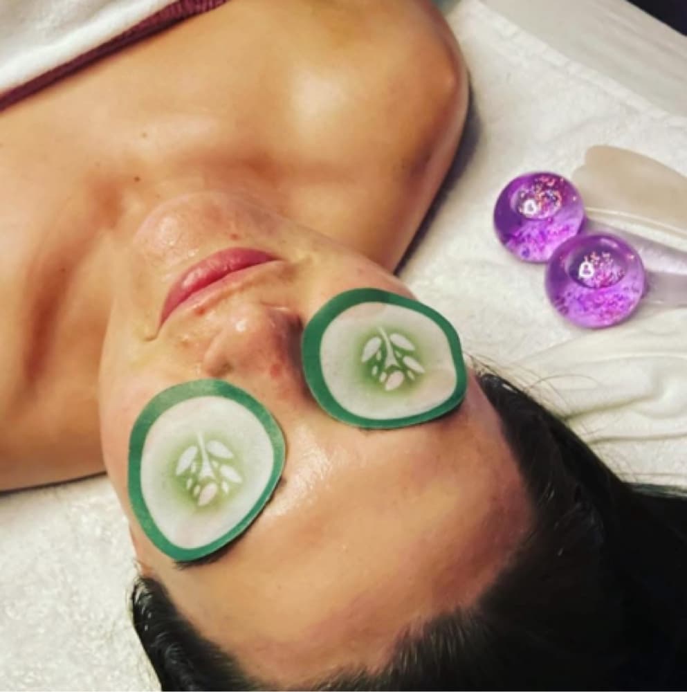 The Signature Facial — cooling globes and custom mask